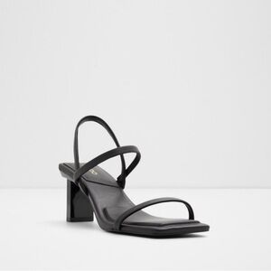 Aldo Black Lokurr sandal heels